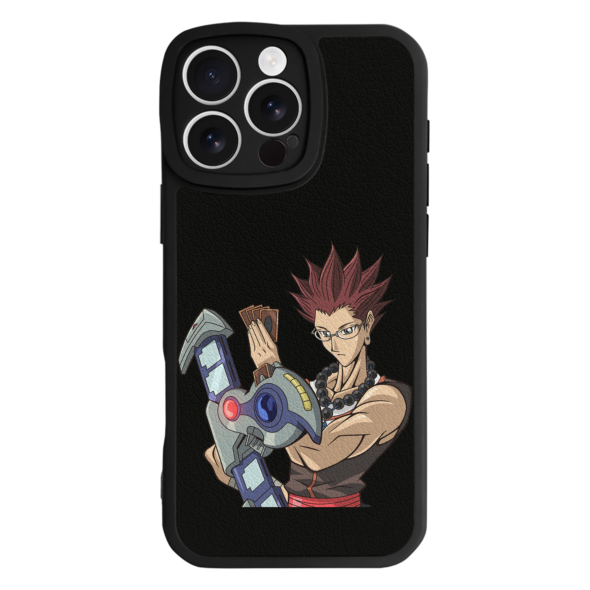 遊☆戯☆王 Yu-Gi-Oh! 【iPhone 16シリーズ対応】シリコンスマホケース（レザー調） 材質：シリコン